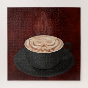 Halloween Cappuccino Art Jack-o-Laterne