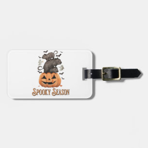 Halloween Capybara Gepäckanhänger