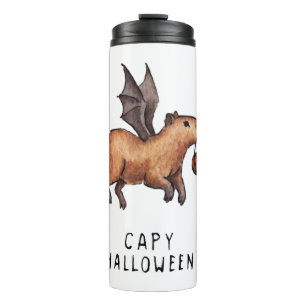 Halloween Capybara Thermosbecher