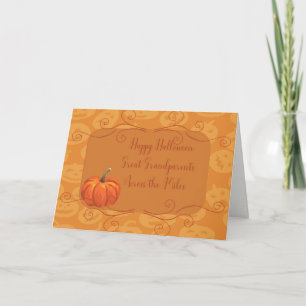 Halloween Card für Großeltern über Meilen Karte