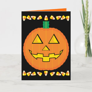 Halloween Card für Kinder Karte