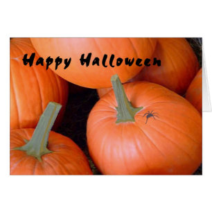 Halloween Card mit Pumpkins