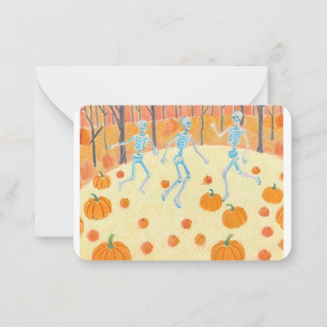halloween card mitteilungskarte (Vorderseite)