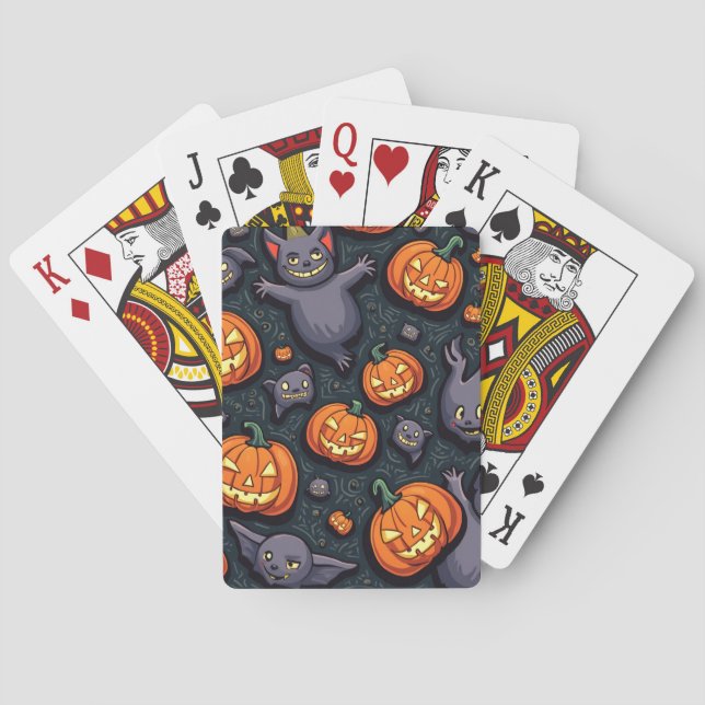 halloween card spielkarten (Rückseite)