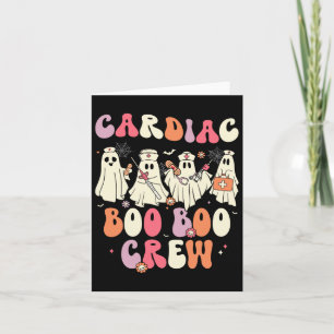 Halloween Cardiac Boo Crew Nurse Ghost Niedliche G Karte