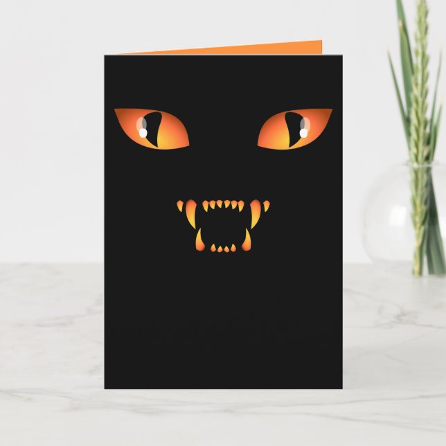 Halloween Cards Benutzerdefinierte Halloween-Party Einladung (Vorderseite)