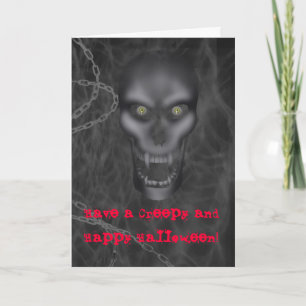 Halloween - Carte postale crâne Déplaisante, Carte