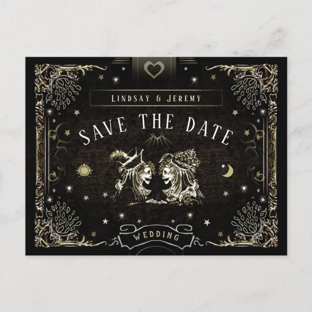 Halloween Carte Tarot Correspondant Date de Sauveg (Devant)