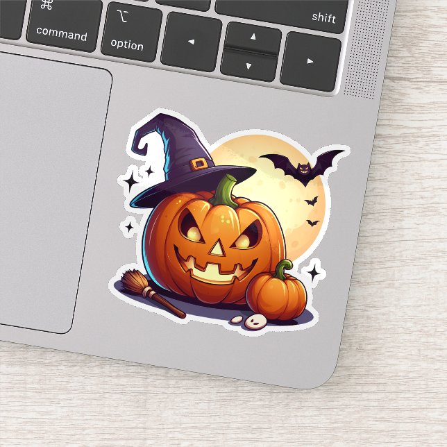 Halloween-Cartoon Aufkleber (Detail)