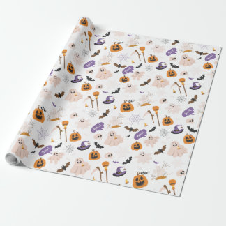 Halloween Cartoon Pattern Geschenkpapier