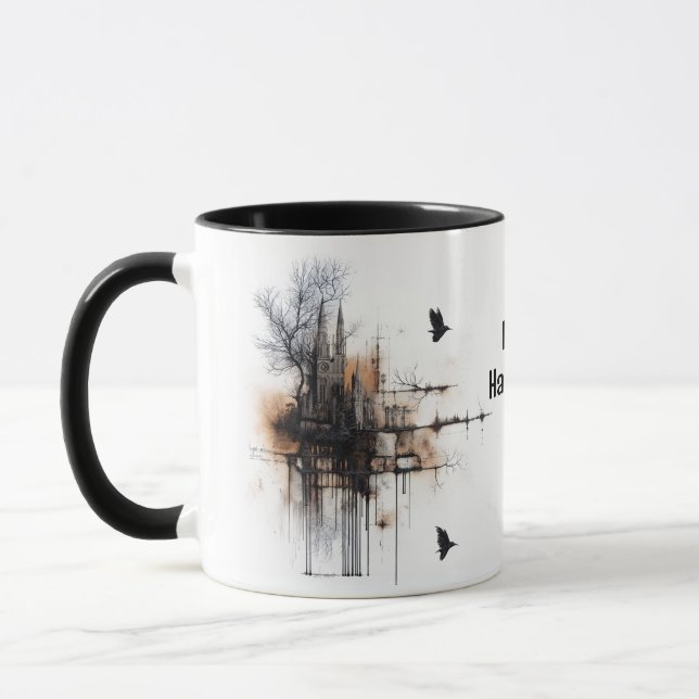 Halloween Castle Cup - Happy halloween Tasse (Links)