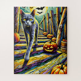 Halloween Cat 50 Piece Kids Puzzle