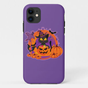 Halloween Cat and Pumpkins Case-Mate iPhone Hülle