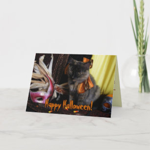 Halloween Cat Card Karte