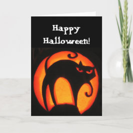 Halloween Cat Card Karte
