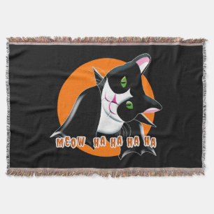 Halloween Cat Decke