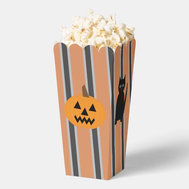 Halloween Cat Ghost Pumpkin Spider Web Popcorn Geschenkschachtel (Geplatzt)