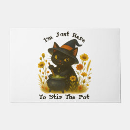Halloween Cat - Ich bin nur hier, um den Pot zu um Fußmatte