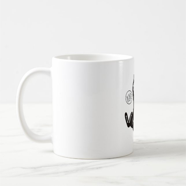 Halloween Cat Kaffeetasse (Links)