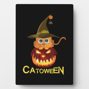 Halloween Cat Lovers Gift for Men Women Fotoplatte