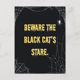 Halloween Cat Modern Postkarte