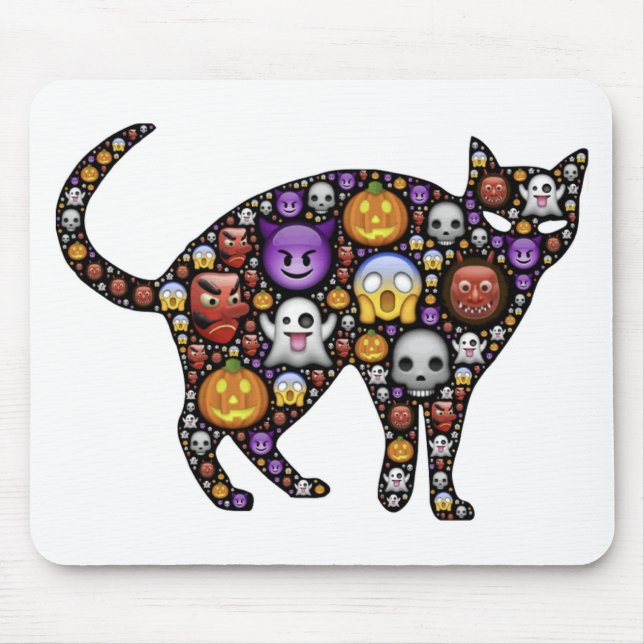 HALLOWEEN CAT MOUSEPAD (Vorne)
