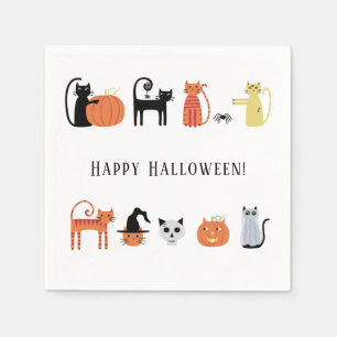 Halloween Cat Party Serviette