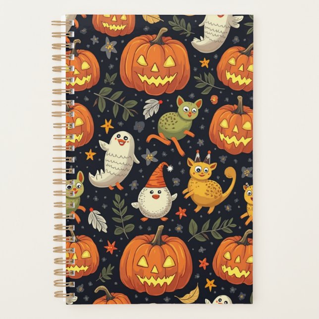Halloween&Cat Planer (Vorderseite)