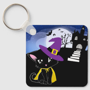 Halloween Cat Schlüsselanhänger
