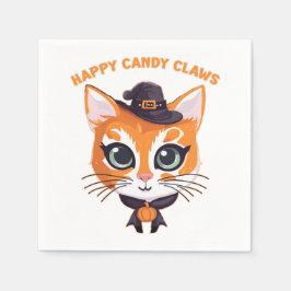 Halloween Cat Serviette