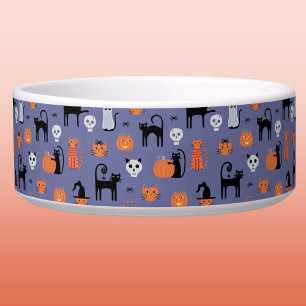 Halloween Cat Spooky Fun Pet Napf