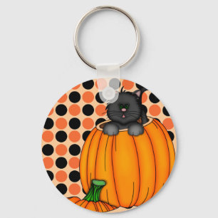 Halloween Cat T - Shirt und Geschenke Schlüsselanhänger