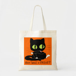 Halloween Cat Trick oder Treat Bag Tragetasche