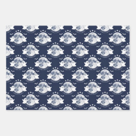 Halloween celebration geschenkpapier set