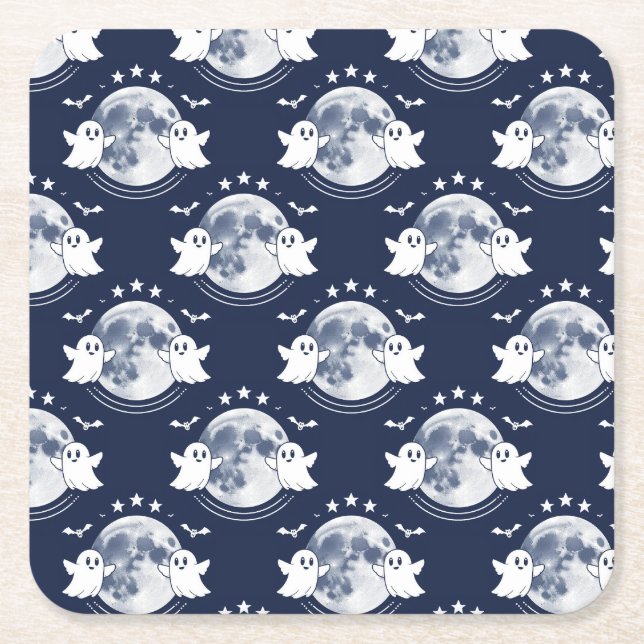 Halloween celebration rechteckiger pappuntersetzer (Vorderseite)