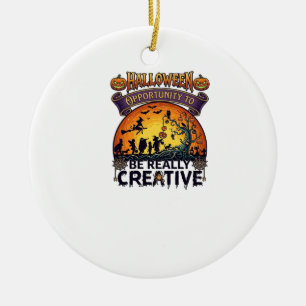 Halloween Chance Wirklich Kreative Hexe Tre Keramik Ornament