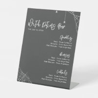 Halloween Charcoal Gray Brautparty Bar