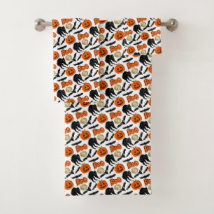 Halloween Chats Chat Citrouille Et Lune Dessin
