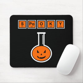Halloween Chemie Spooky Pumpkin Mouse Pad Mousepad