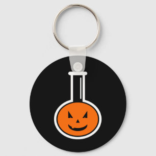 Halloween Chemistry Pumpkin Schlüsselanhänger
