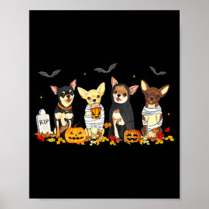 Halloween Chihuahua Geist Soky Chihuahua Liebhaber Poster