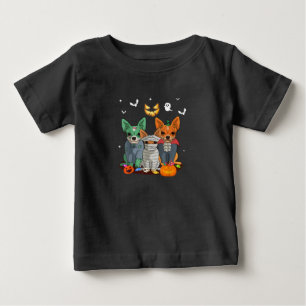 Halloween Chihuahua Hund Hexe Niedliche Geschenkgu Baby T-shirt