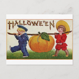 Halloween Children Postkarte