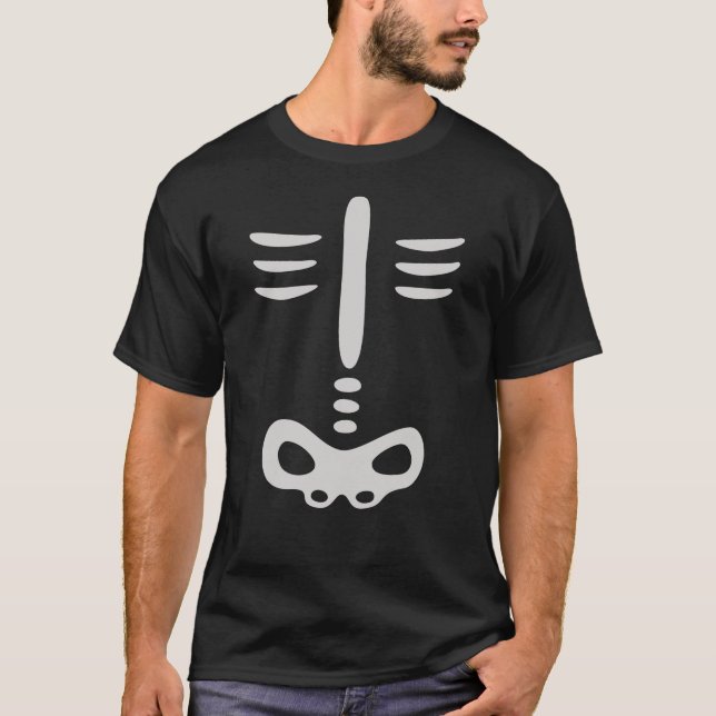 Halloween Children Skelettkostüm T-Shirt (Vorderseite)