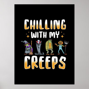 Halloween Chilling mit Creeps Poster