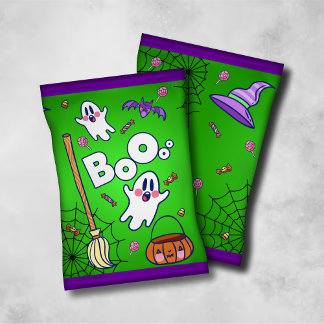 Halloween-Chip-Tüten/Süßigkeitentaschen Flyer