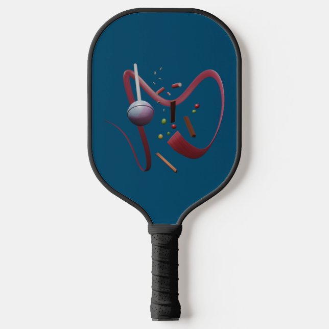 Halloween Chocolate Candy Pickleball Schläger (Vorderseite)