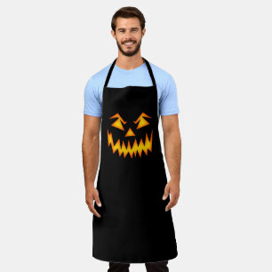 Halloween Citrouille effrayant visage tablier
