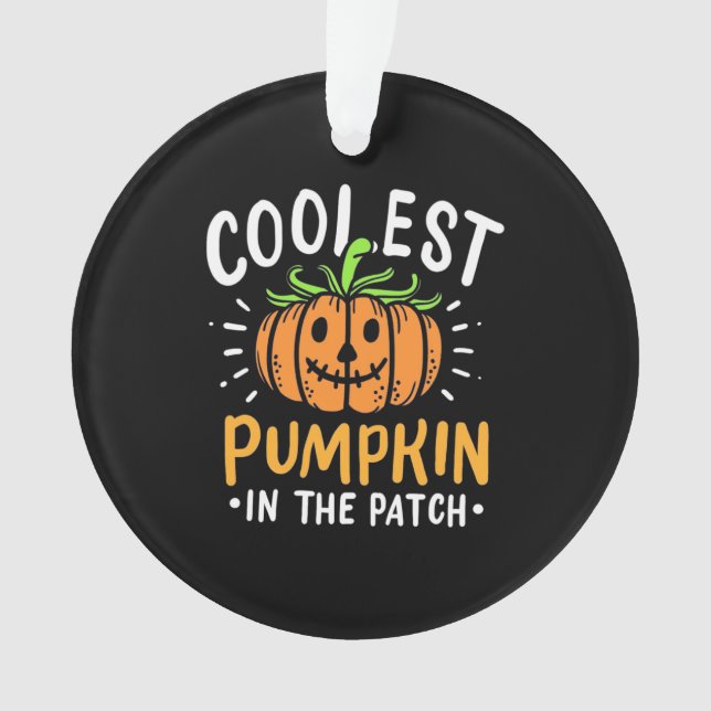 Halloween Citrouille le plus froid dans le patch (devant)