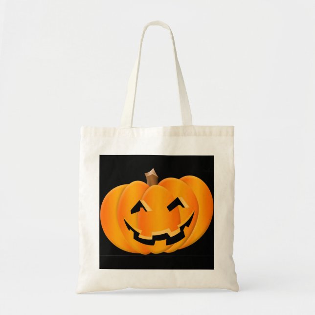 Halloween Citrouille tour ou traiter sac (Devant)